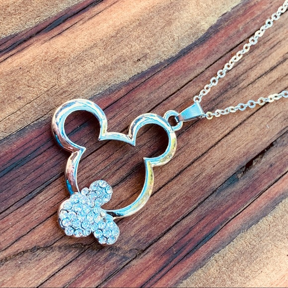 SILVER Crystal Mickey Silver Rhinestones GIFT SET - Picture 3 of 6